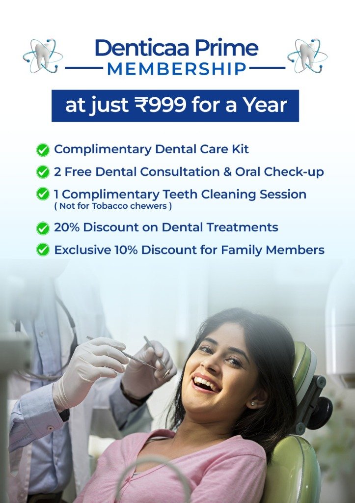 Denticaa Prime Membership at just ₹999 for a Year